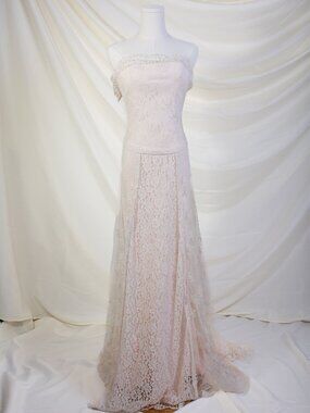 Delphone Manivet Blush lace Dress